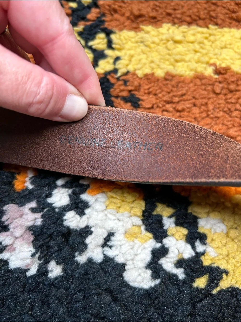 DICKIES, two prong leather belt!!